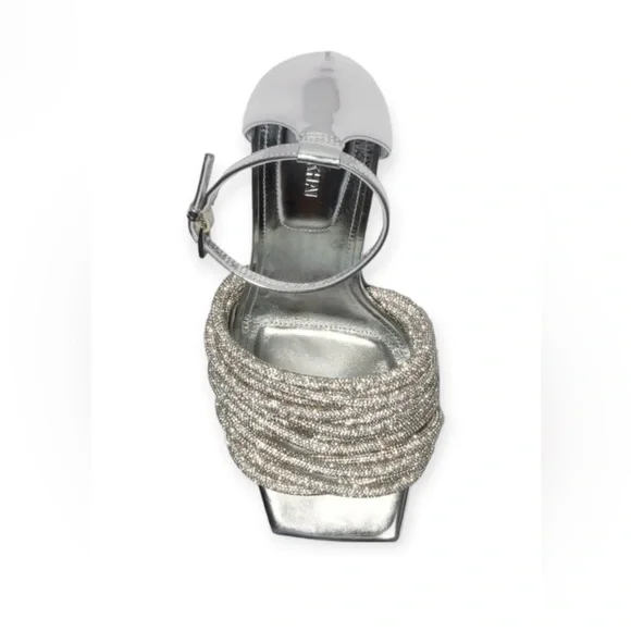 Jonathan Simkhai Lena Multi Strap Crystal Platform Sandal - Picture 5 of 8